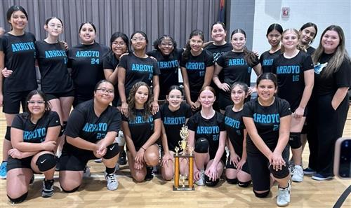 2025-26 WESD K-8 Girls Volleyball Champions - Arroyo
